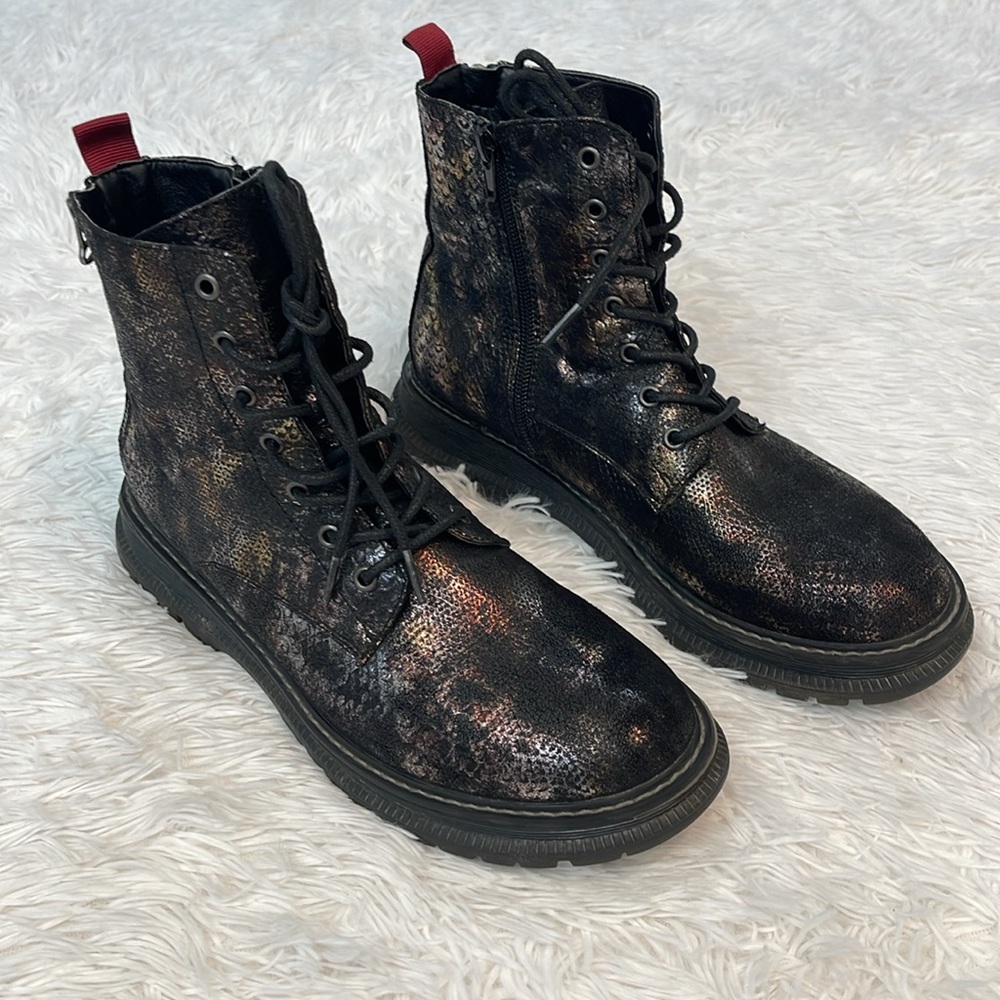 Jellypop Scotland Black and Copper and Silver Accent Footwear WOMENS SIZE 9M